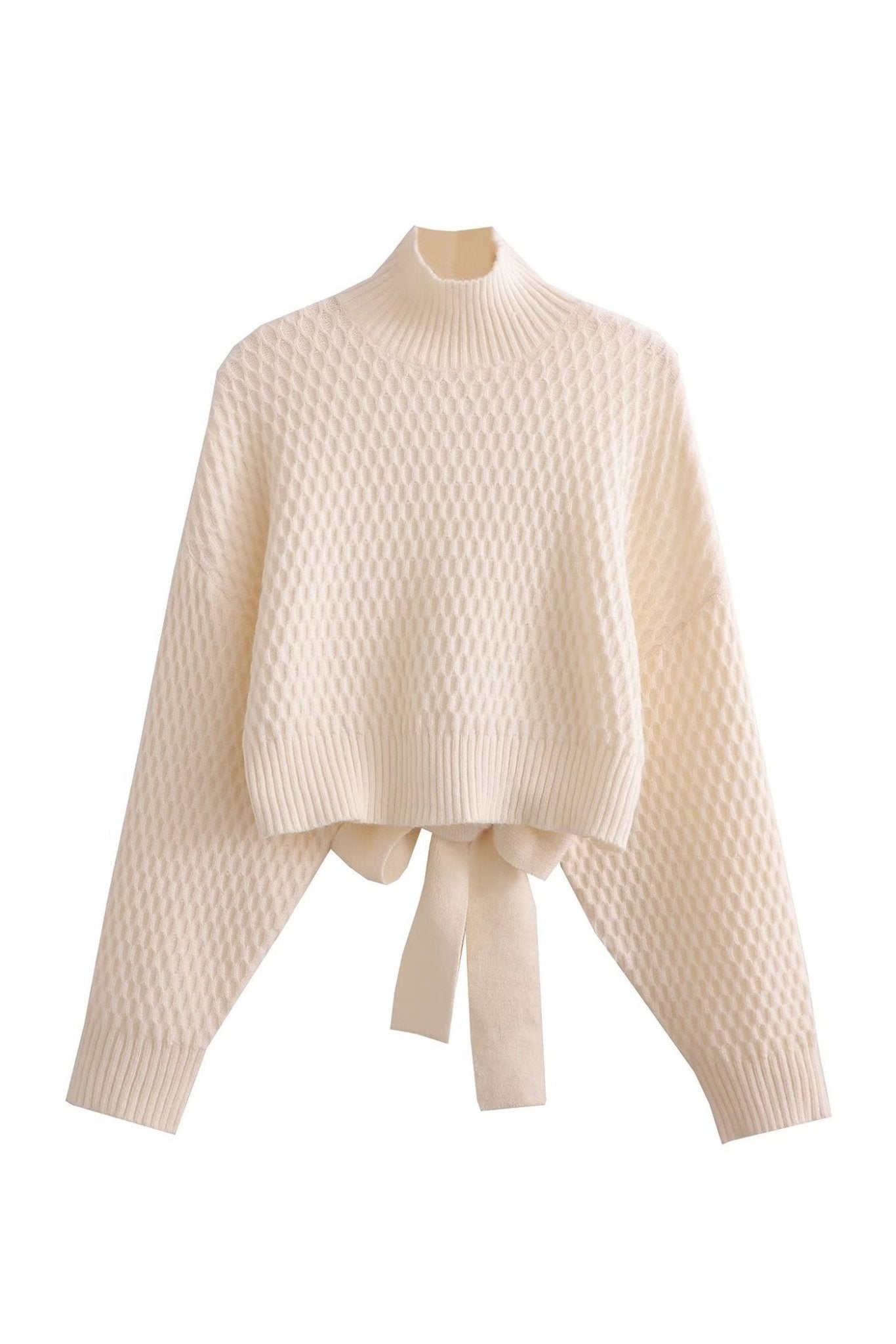 Sweter z odkrytym golfem Olga