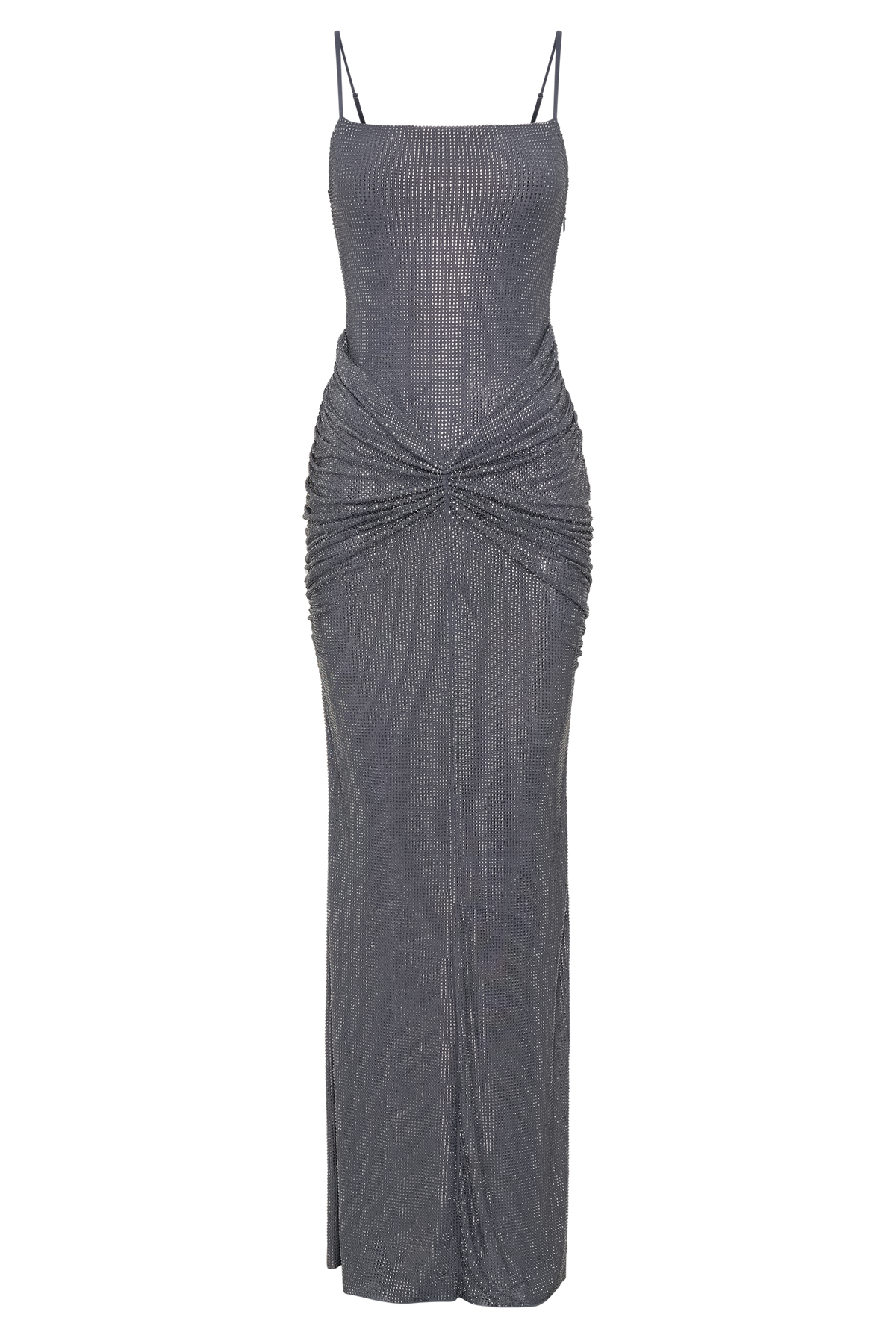 Roisin Diamante Taşlı Maxi Elbise - Tunç
