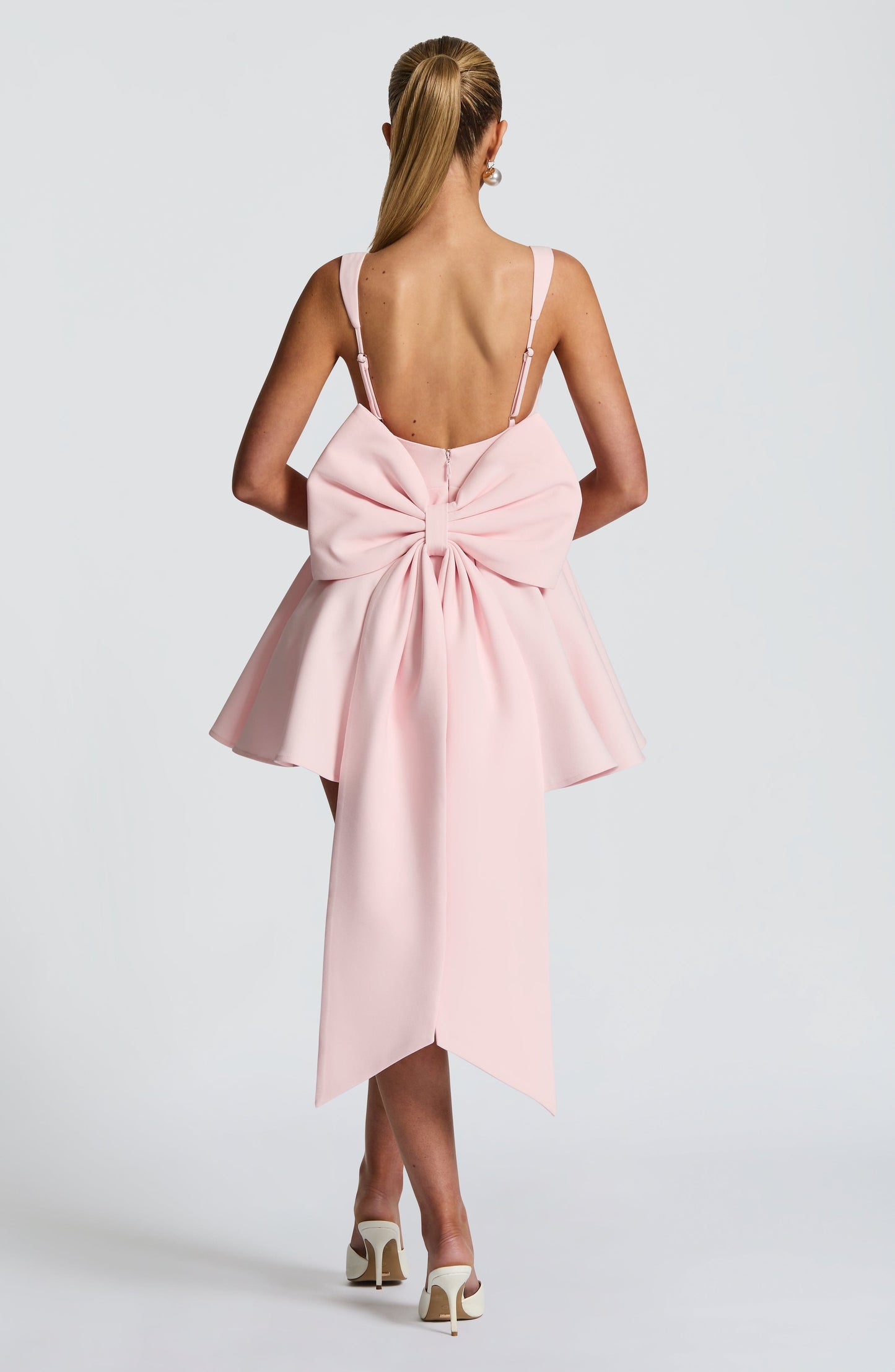 Rue Mini Elbise - Pembe