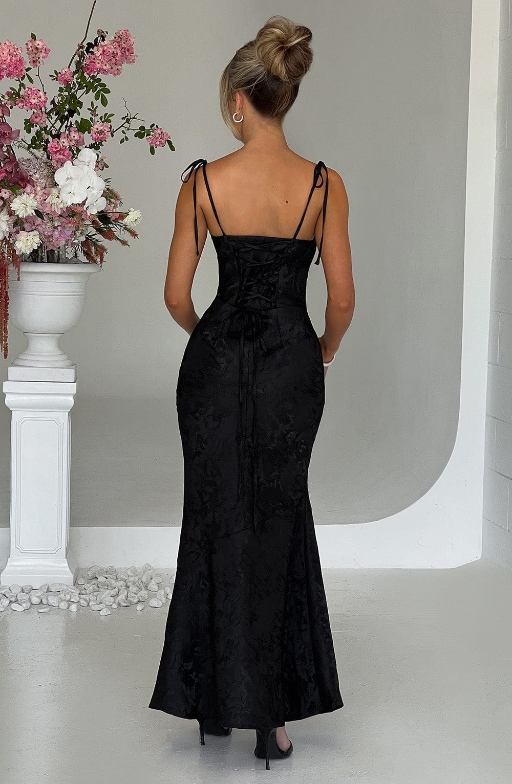 Whitney Maxi Elbise - Siyah
