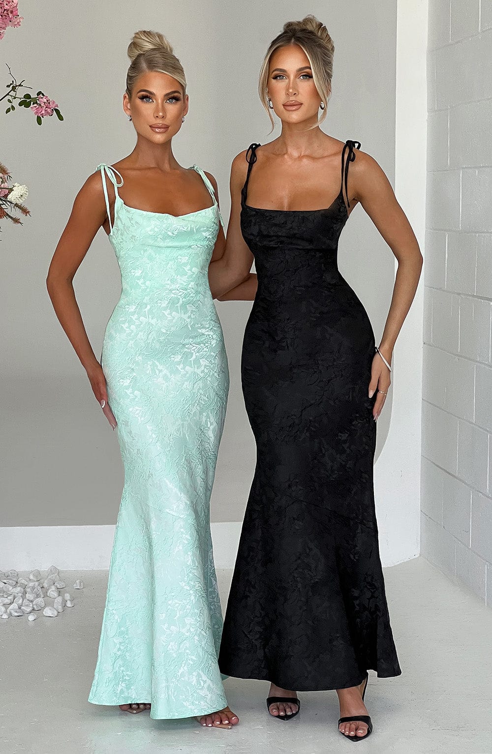 Whitney Maxi Elbise - Siyah