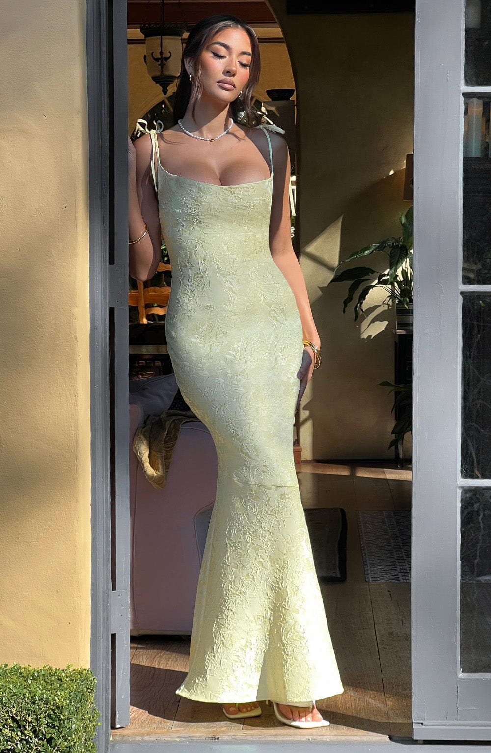 Whitney Maxi Elbise - Sarı