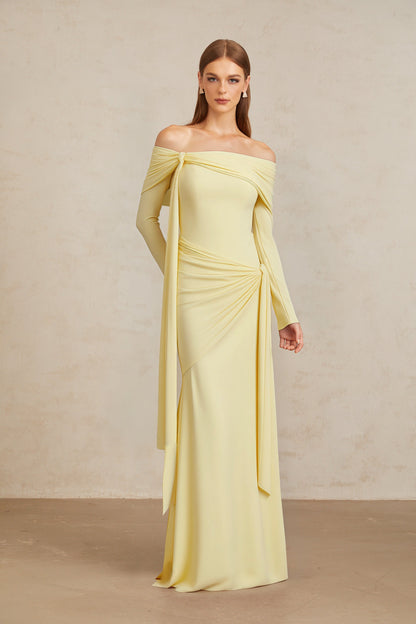 Juniper Maxi Elbise -Sarı