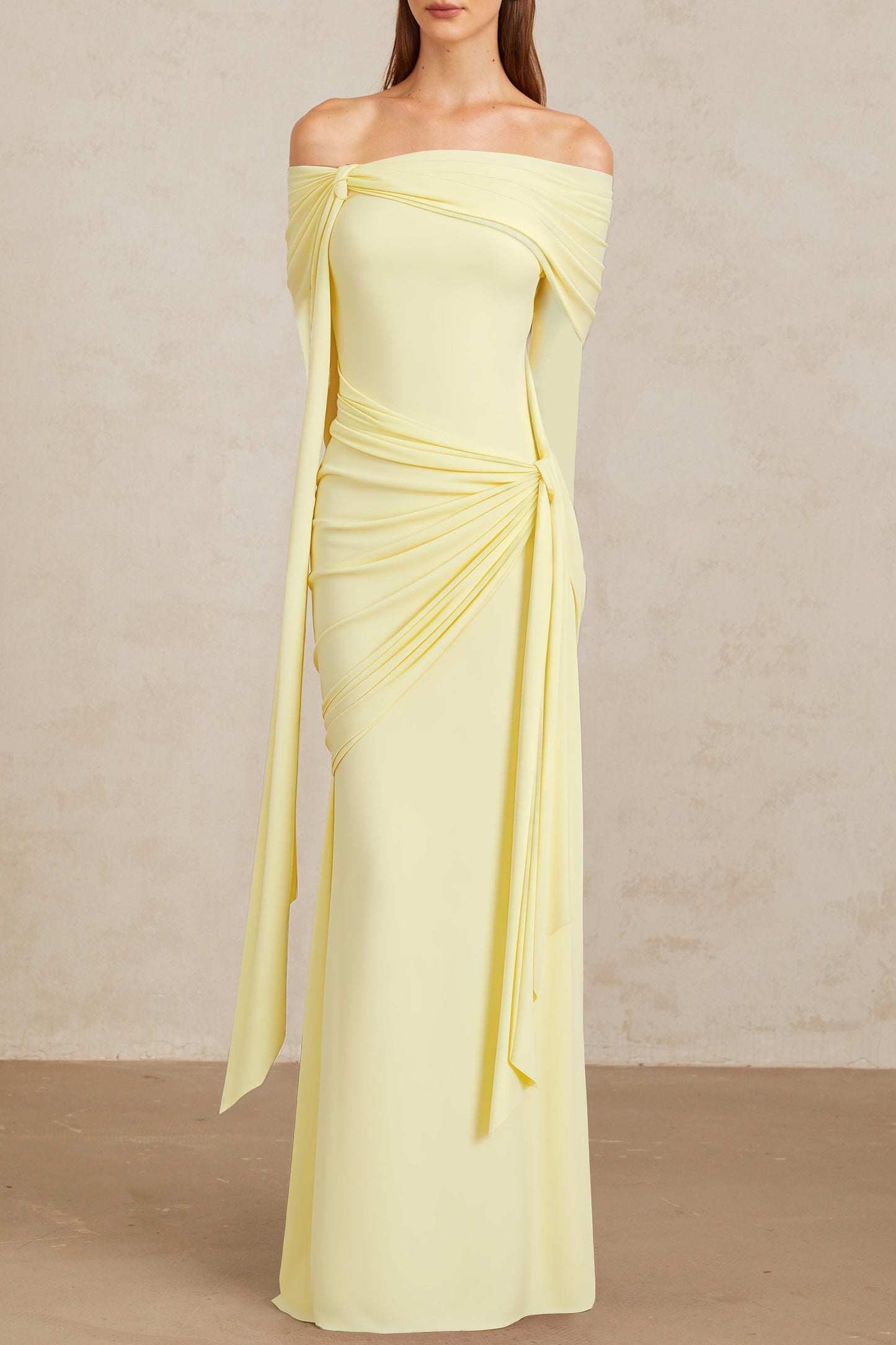 Juniper Maxi Elbise -Sarı