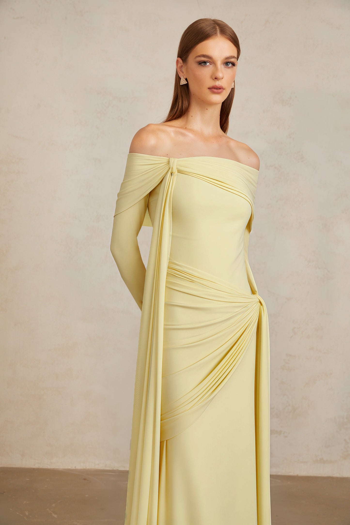 Juniper Maxi Elbise -Sarı
