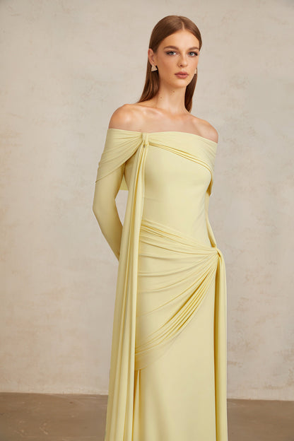 Juniper Maxi Elbise -Sarı