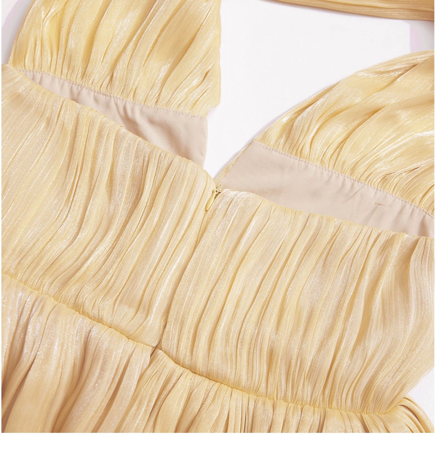 Aurora Güneş Işığı Maxi Elbise