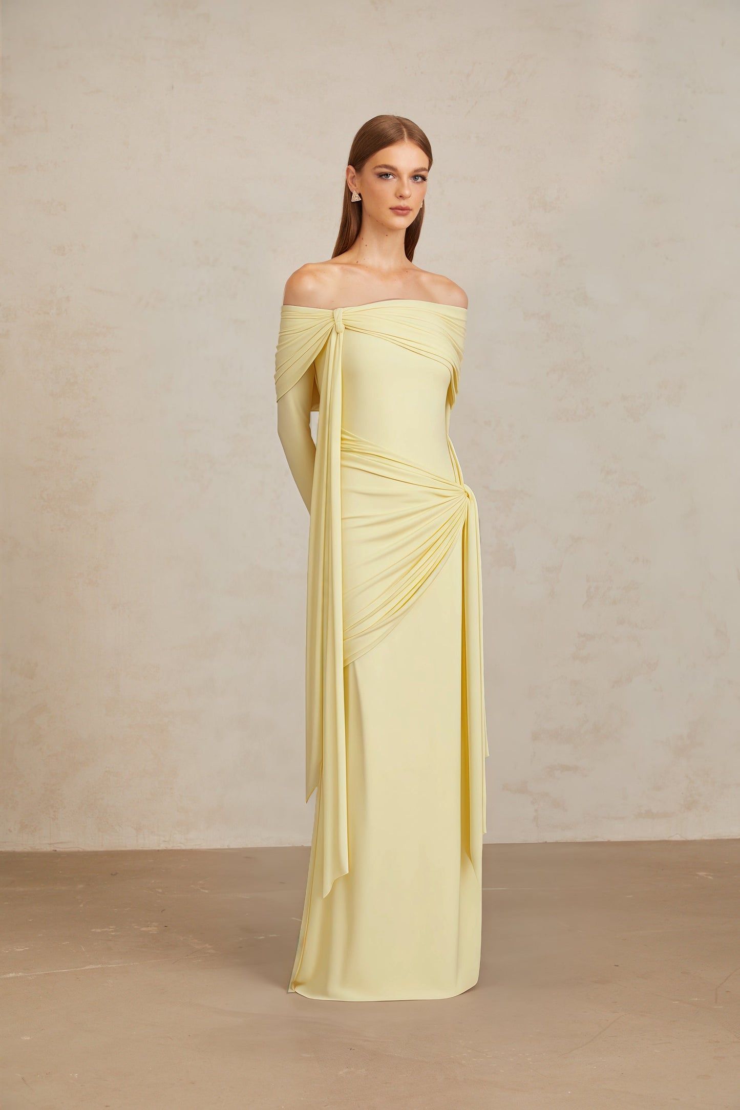 Juniper Maxi Elbise -Sarı