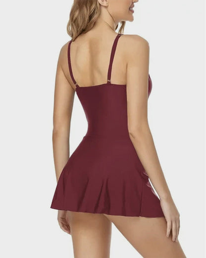 Kadın Karın Kontrollü Slim Fit Mayo