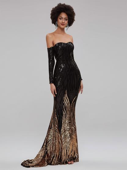 Ines Denizkızı Abiye Maxi Elbise