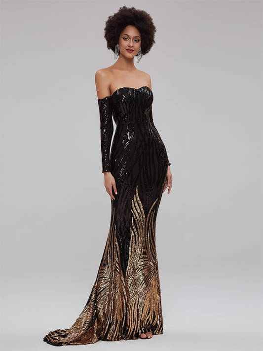 Ines Denizkızı Abiye Maxi Elbise