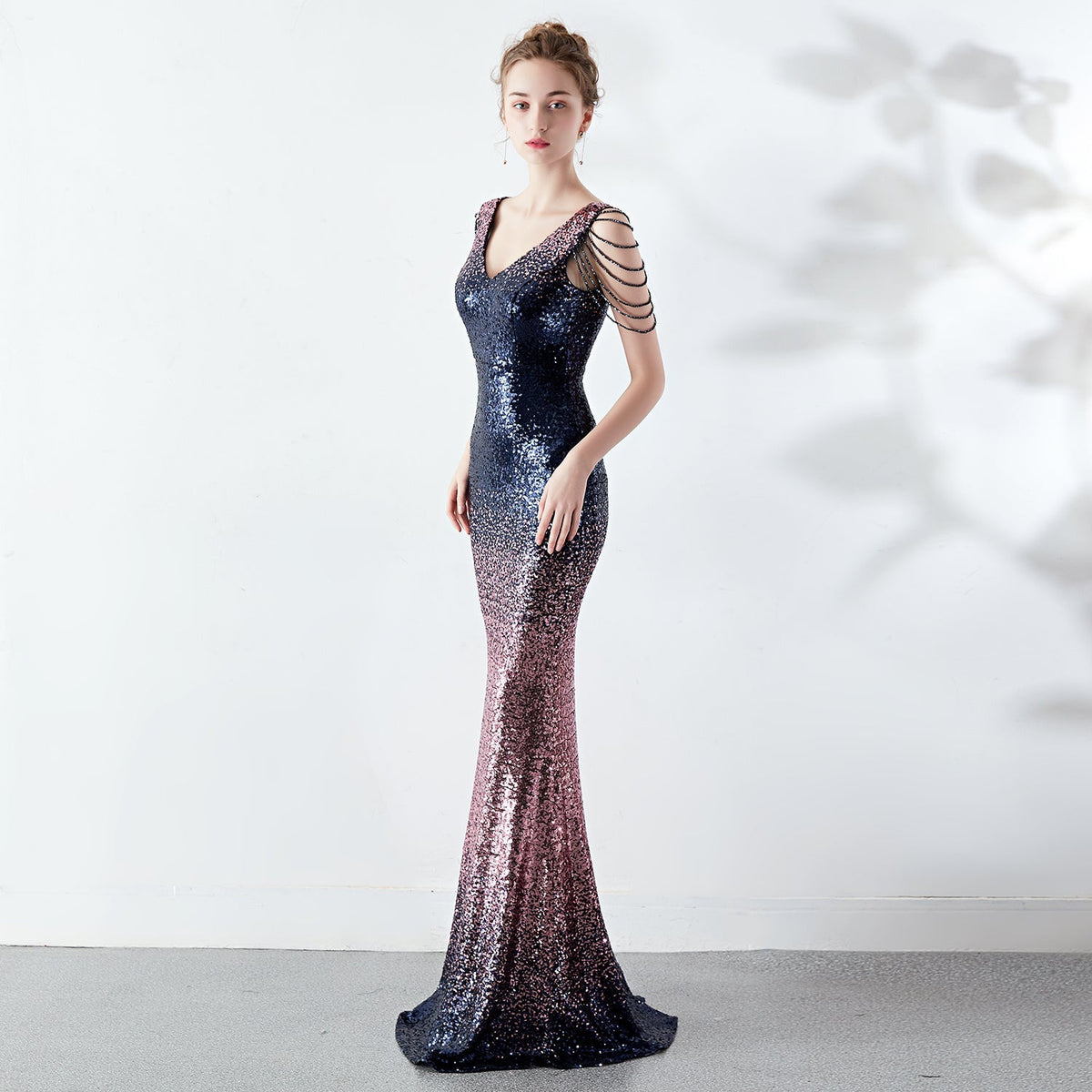 The Krystal gradient gown
