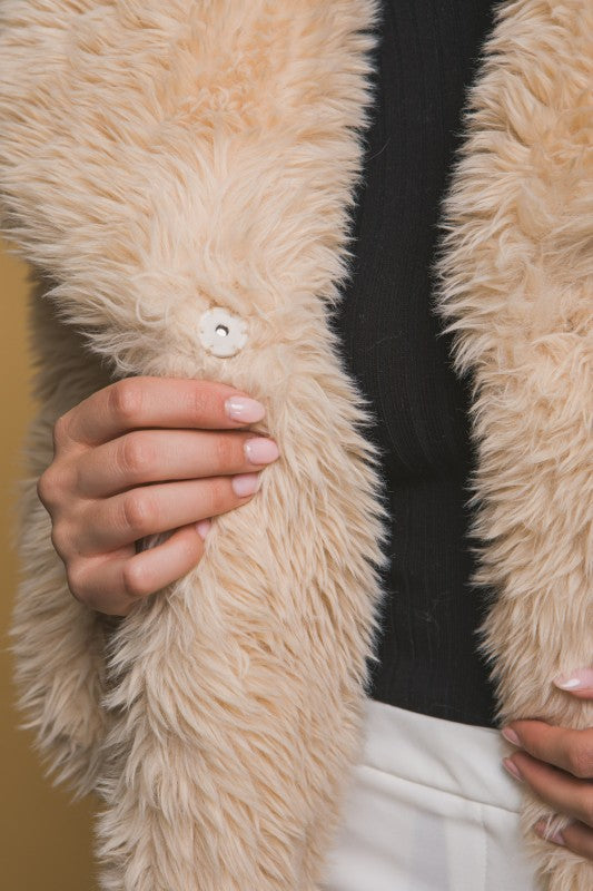 Uzun Kollu Suni Kürk Kaban