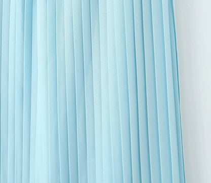 Sukienka maxi Celeste z plisowanym gorsetem