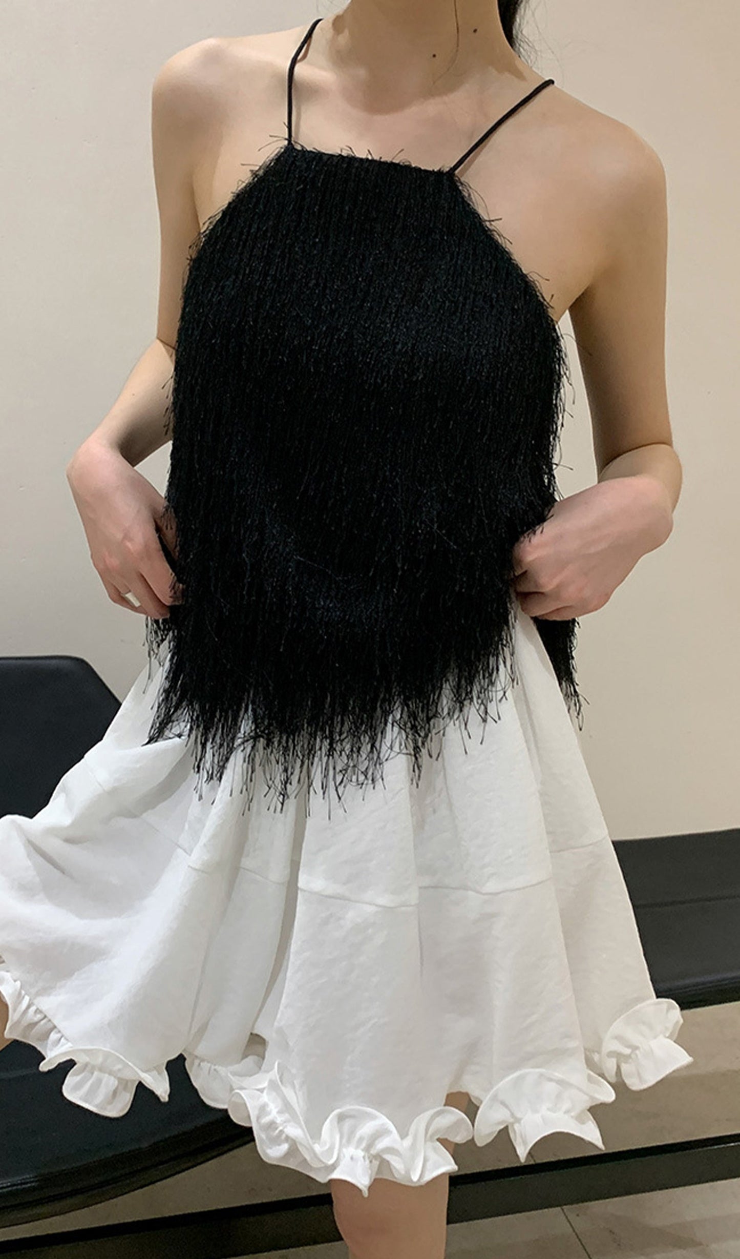 Solid Fit Kabarık Slip Üst