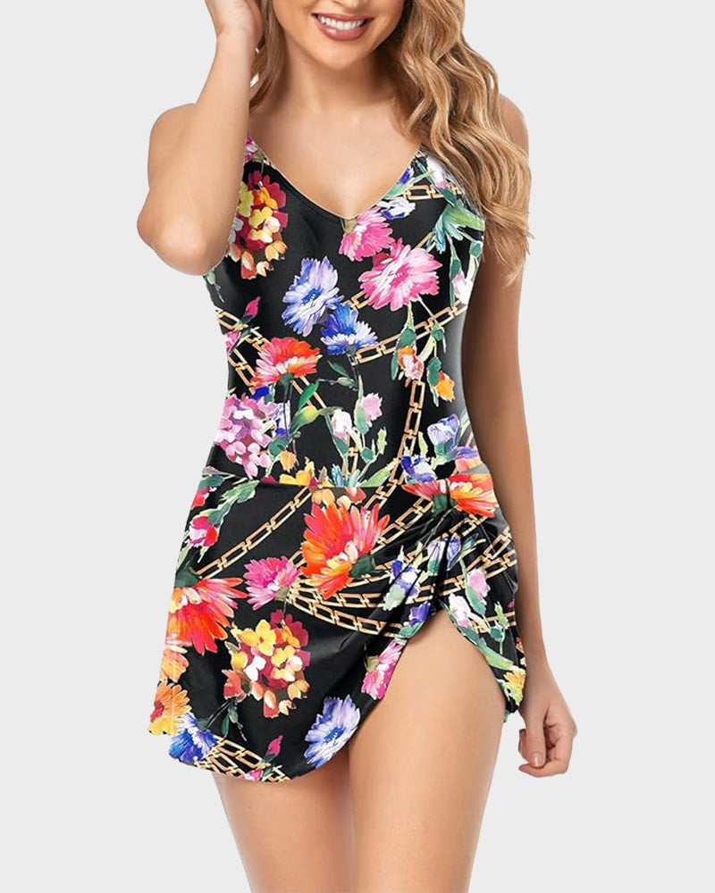 Kadın Karın Kontrollü Slim Fit Mayo