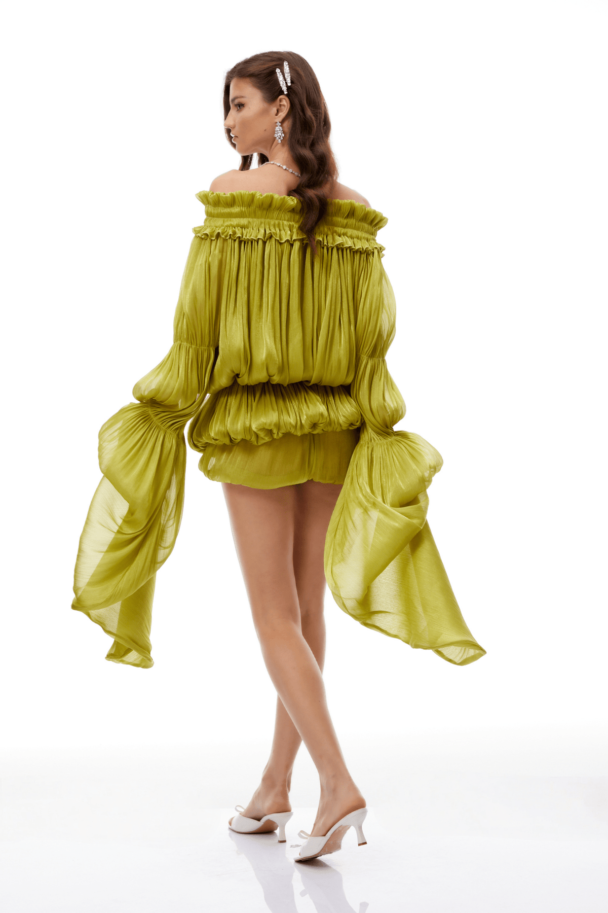 Marcia Parlak Mini Elbise