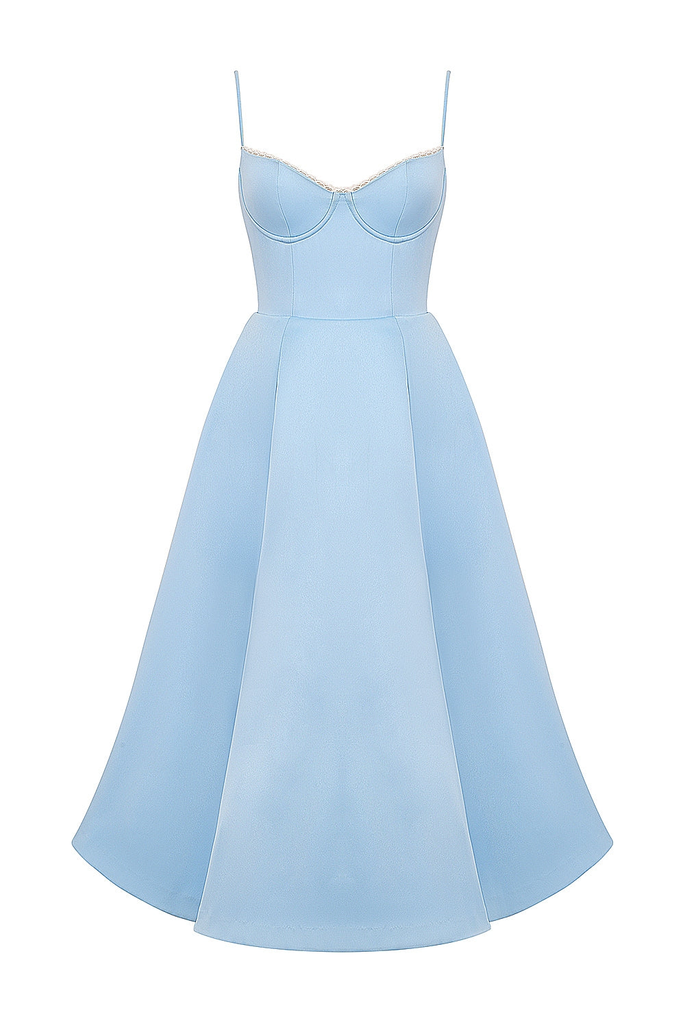 Mademoiselle Midi Elbise - Mavi