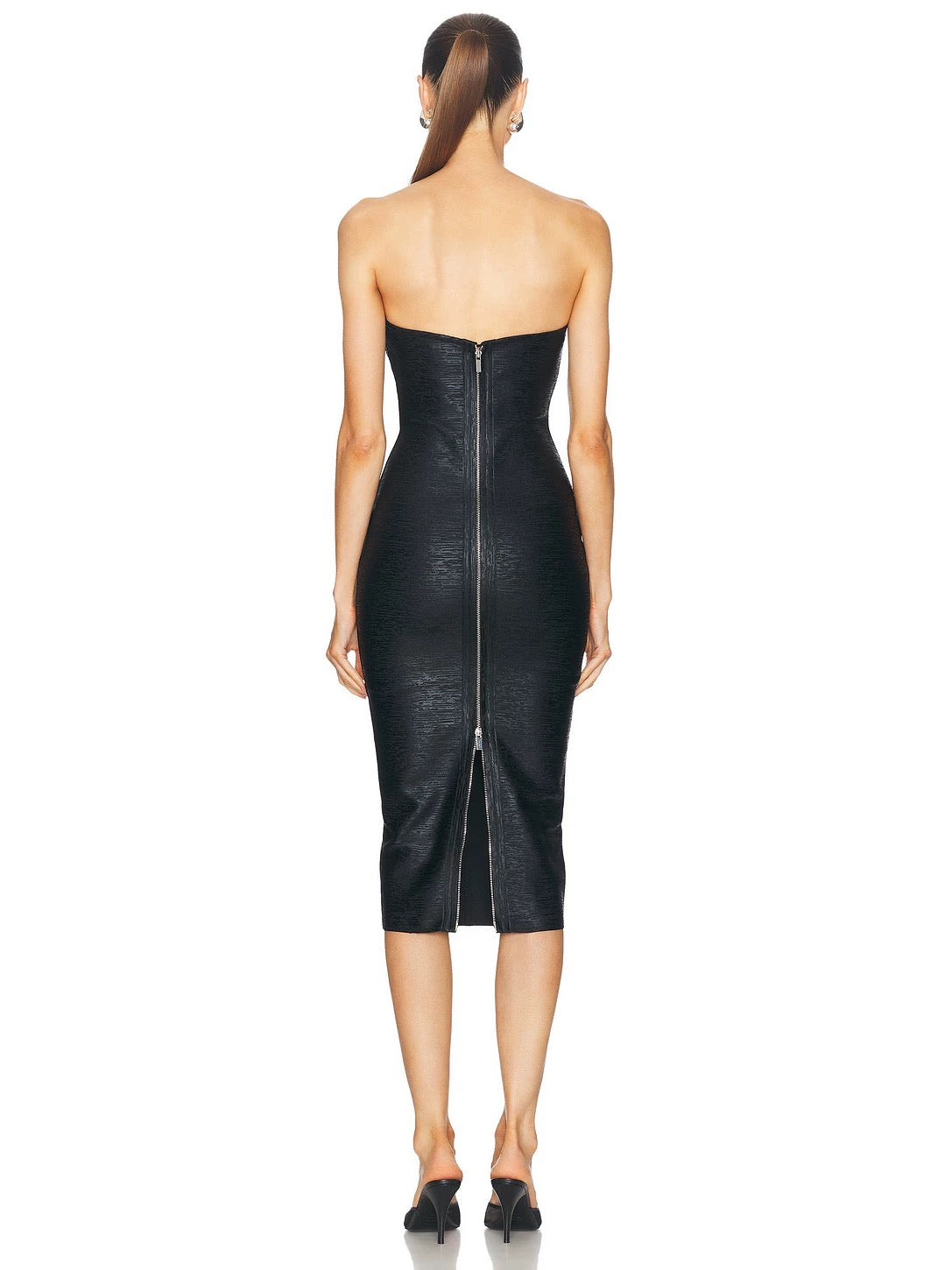 Sukienka midi Viper Sculpt bez ramiączek