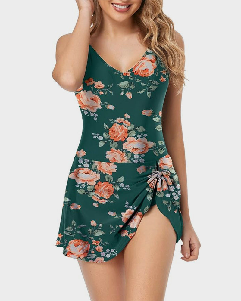 Kadın Karın Kontrollü Slim Fit Mayo