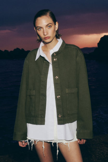 Gabardin Ceket