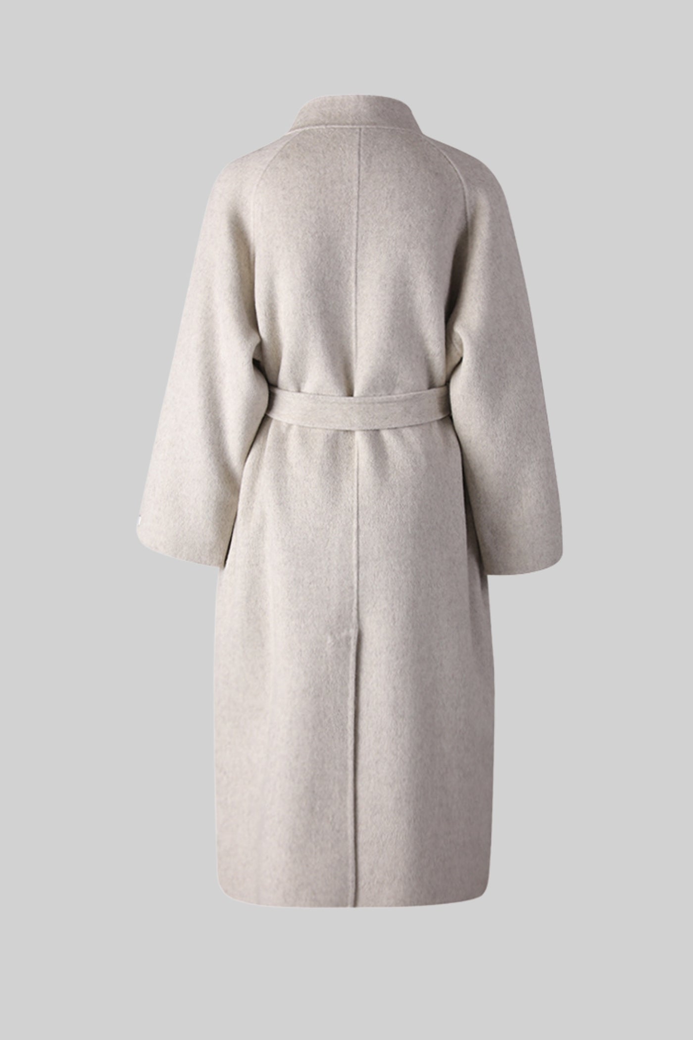 Kuşaklı Midi Boy Kaşe Palto