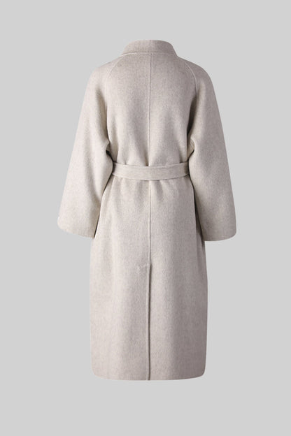 Kuşaklı Midi Boy Kaşe Palto