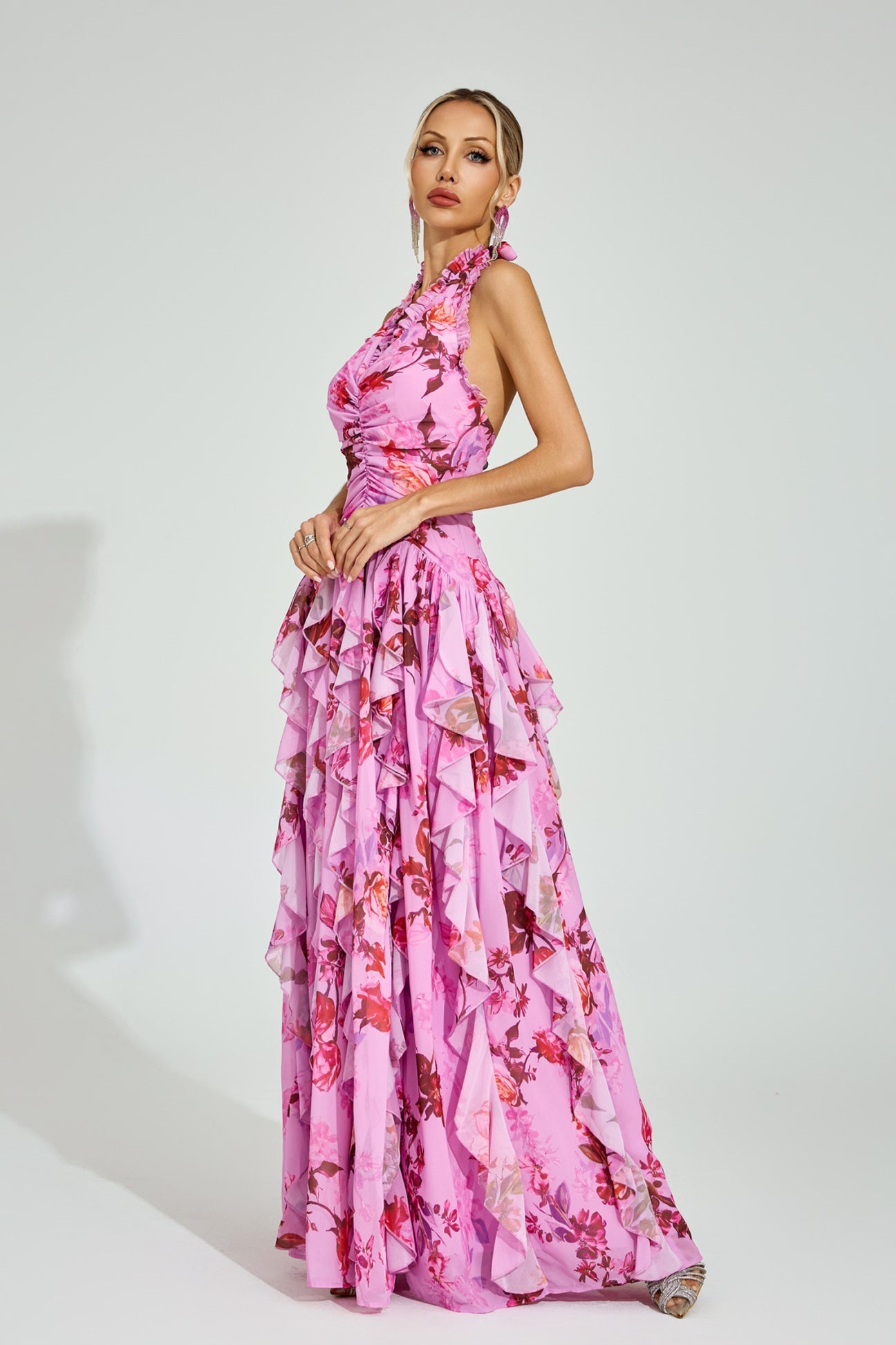 Riviera Bloom Maxi Elbise
