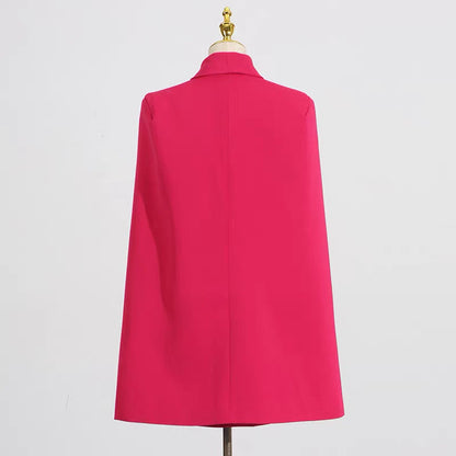 Stella Süslemeli Pelerin Mini Elbise