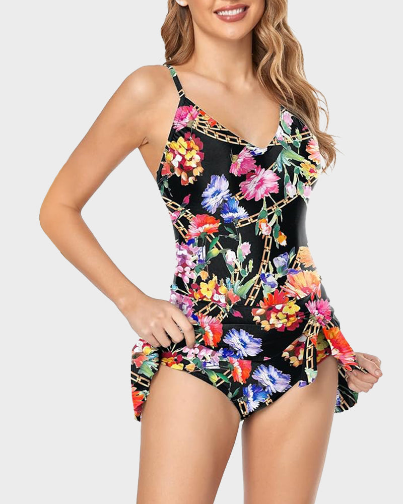 Kadın Karın Kontrollü Slim Fit Mayo