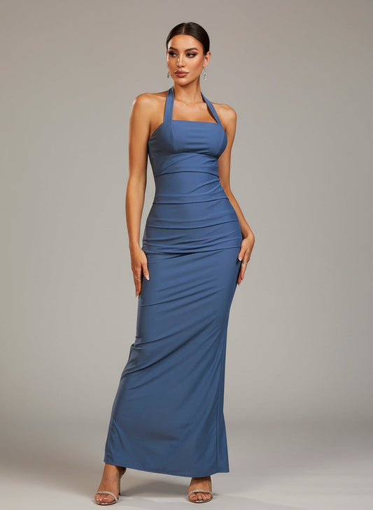 Zosia Düz Maxi Elbise