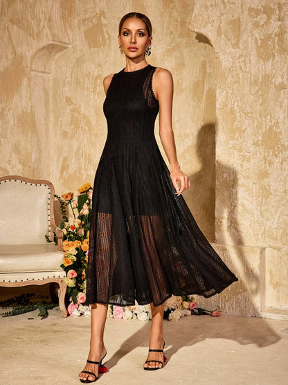 Sukienka midi Eclat Noir