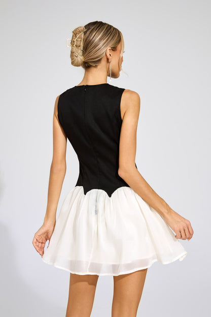 Margot Çiçek Açan Mini Elbise