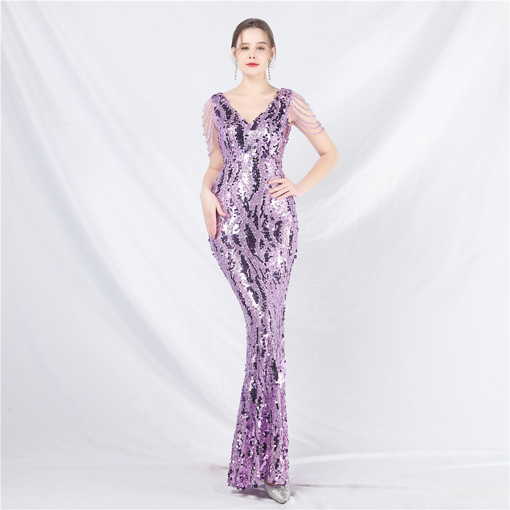 The Star Studded Sequin Gown