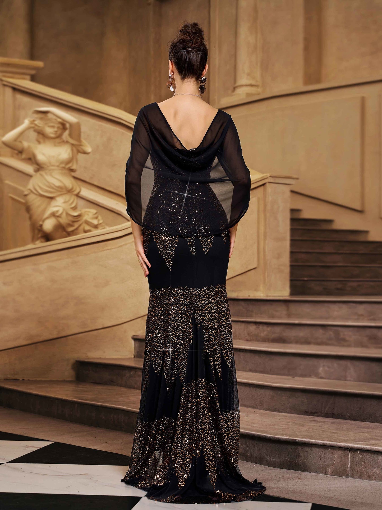 Sukienka Belinda Herringbone Maxi 