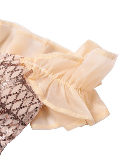 Beryl Püsküllü Midi Elbise