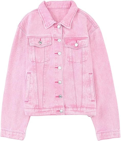 Dahlia Cepli Kot Ceket-Pembe