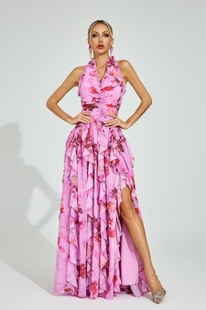 Riviera Bloom Maxi Elbise
