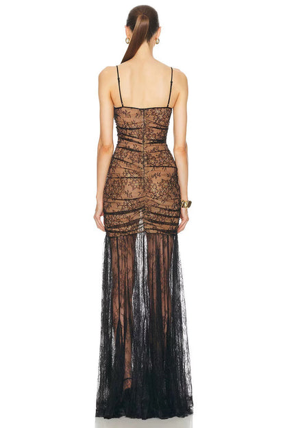 Dantelli Maksi Elbise