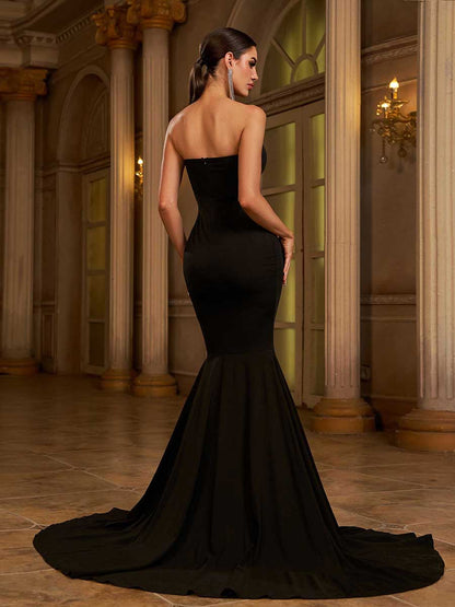 Oona Straplez Denizkızı Abiye