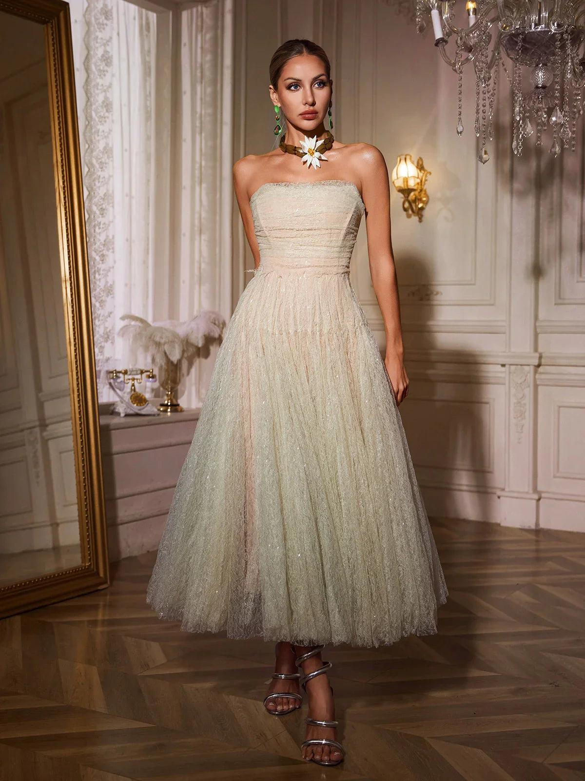 Lueur Maxi Tül Elbise