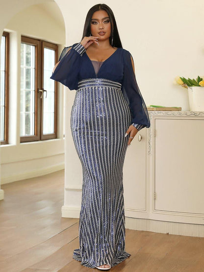 Elen Denizkızı Kesim Maxi Elbisesi