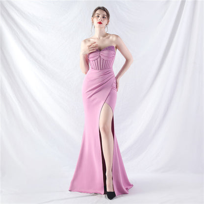 The Molly Corset Bust Figure Flattering Evening Gown
