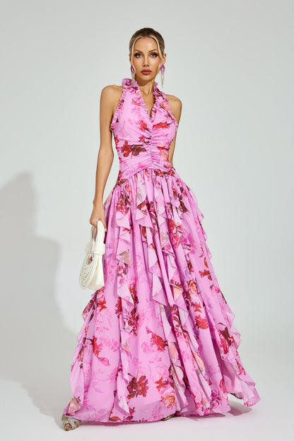 Riviera Bloom Maxi Elbise