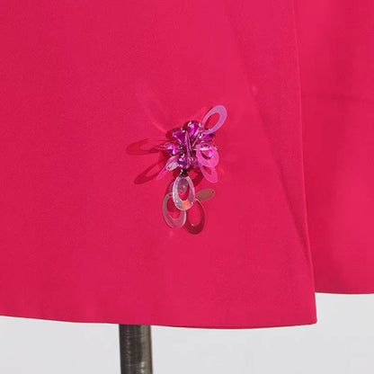 Stella Süslemeli Pelerin Mini Elbise