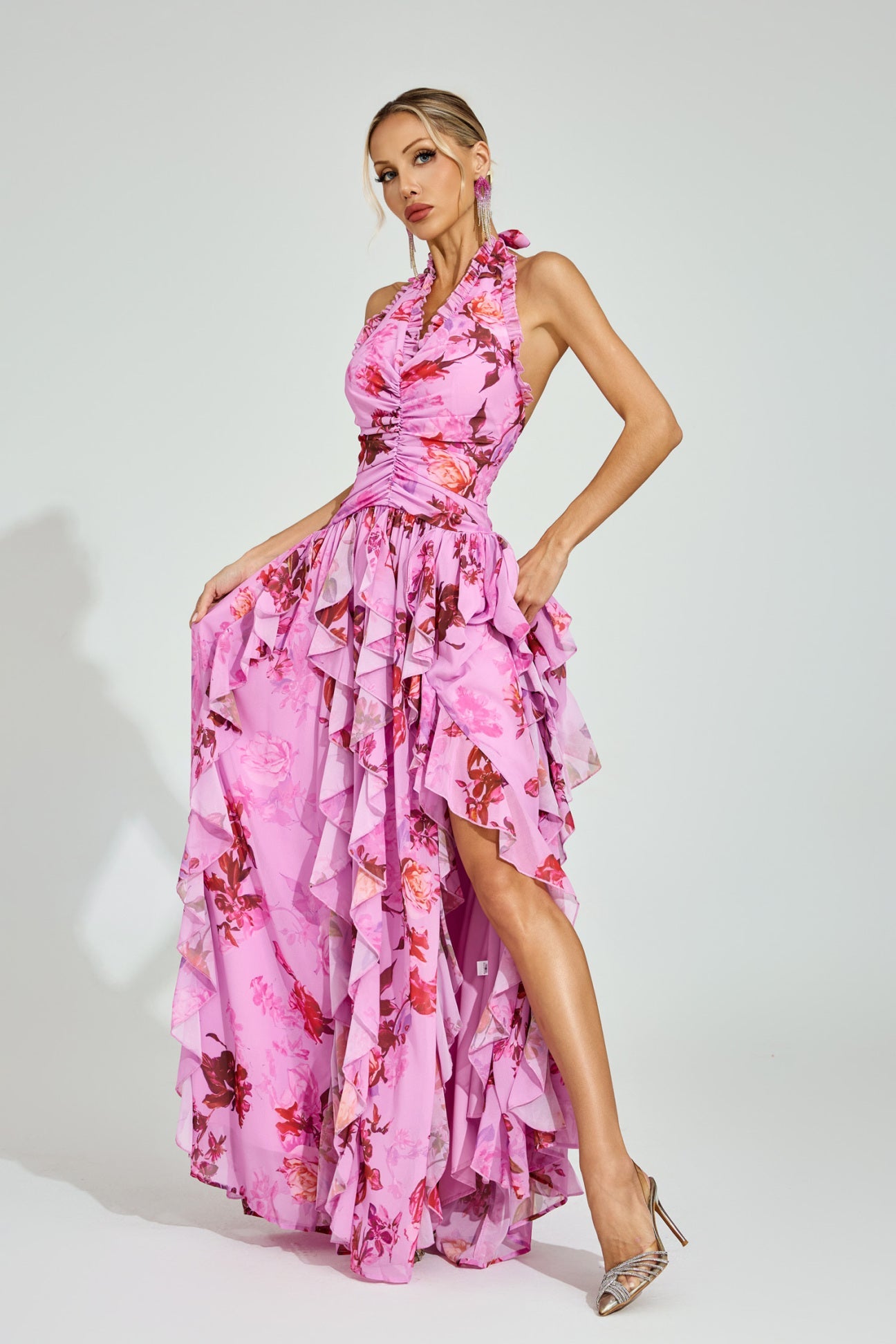 Riviera Bloom Maxi Elbise