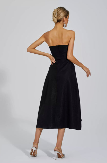 Sukienka midi Emberlyn Crystal Tweed 