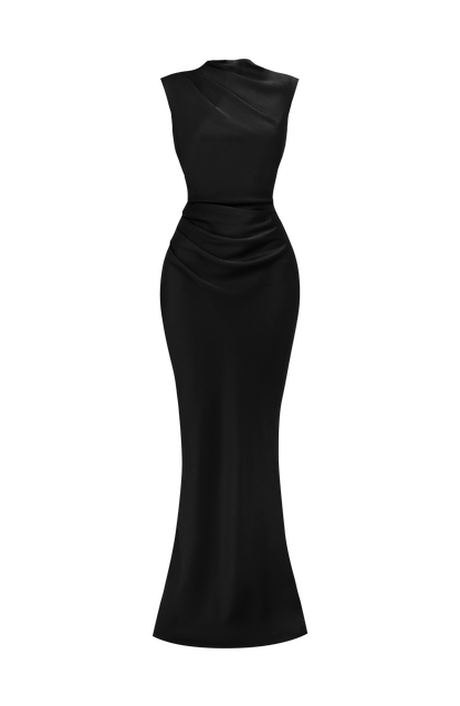 Avielle Maxi Elbise - Siyah