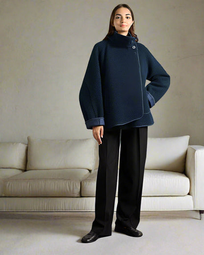 Płaszcz asymetryczny Ashore