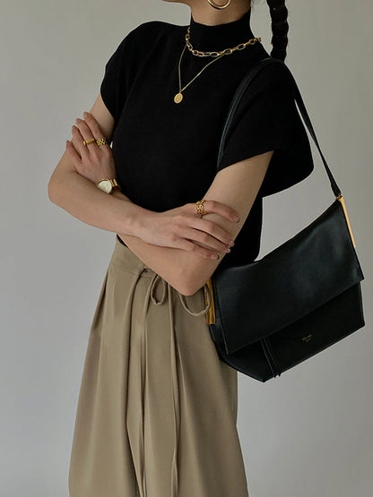 Wygodny, solidny sweter-kamizelka